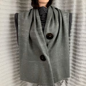 Simply Noelle Sparkly Knit Wrap